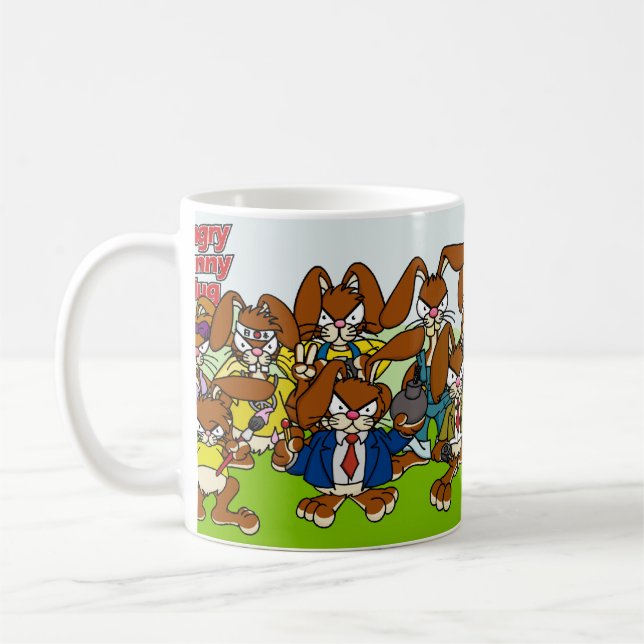 De Café Caneca irritada do coelho - molde 2007 (Esquerda)