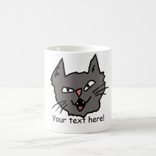 De Café Caneca irritada do gato