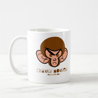 De Café caneca irritadiço do macaco
