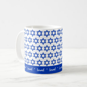 De Café Caneca Israel e bandeira israelense, patriotas /es