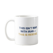 Caneca Isto Não É Guerra Com o Irã
