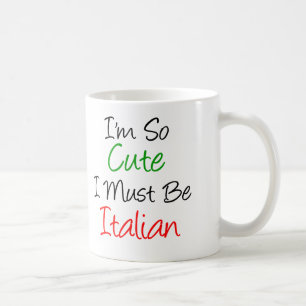 De Café Caneca italiana tão bonito