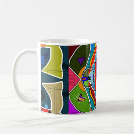 De Café Caneca jazzístico abstrata do divertimento