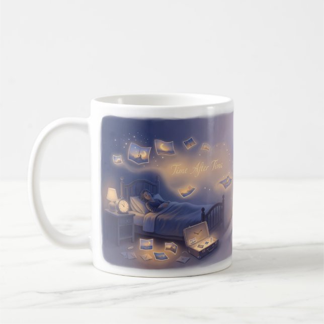 De Café Caneca Jornada Sonhadora Nostálgica Através do Tem (Esquerda)