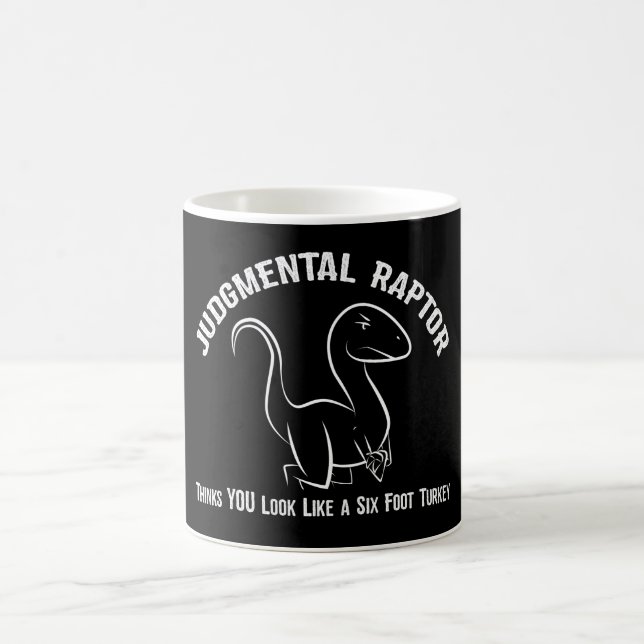 De Café Caneca Judgmental do raptor - 6 pés Turquia (Centro)