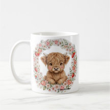 Caneca KJV Bíblia - Bezerro Vaca das Terras Altas