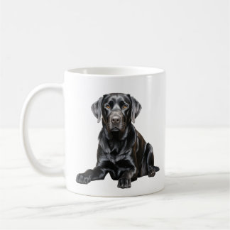 De Café Caneca Labrador Preto