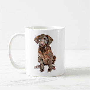 De Café Caneca Labrador Retriever Chocolate
