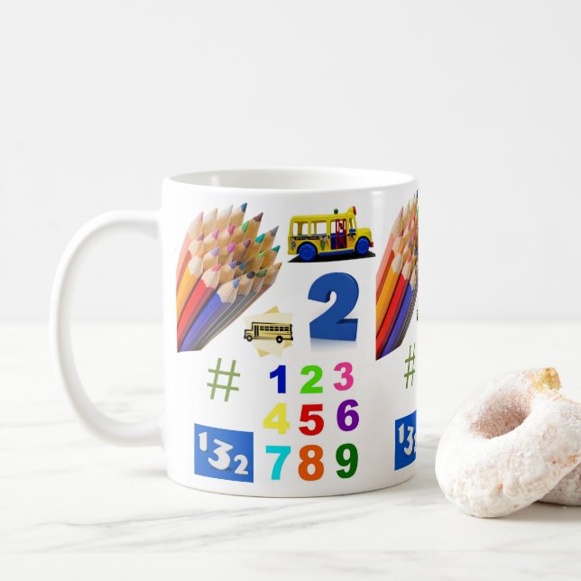 De Café Caneca Lápis Educacional (Com Donut)