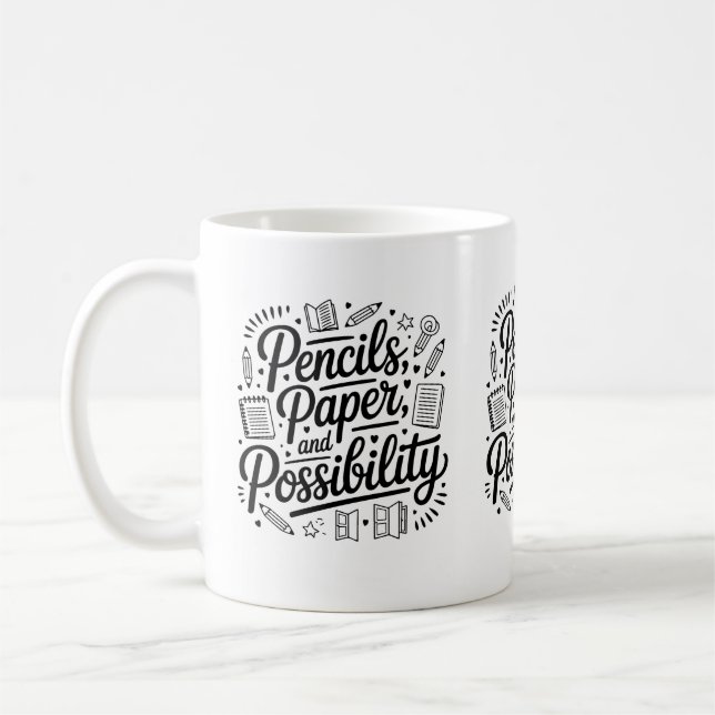 De Café Caneca Lápis, Papel e Possibilidades (Esquerda)