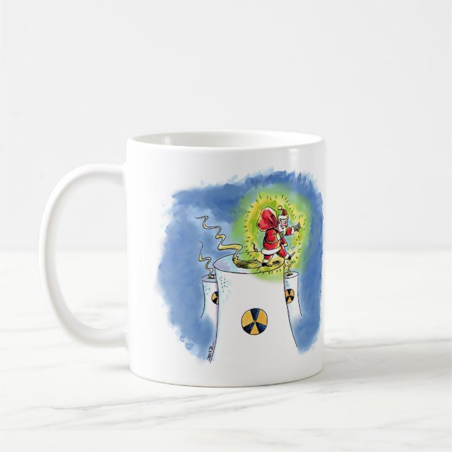 De Café Caneca lateral Nuked Santa Claus 2 (Esquerda)