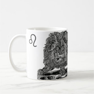De Café Caneca legal Leo do sinal da astrologia do