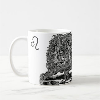 De Café Caneca legal Leo do sinal da astrologia do