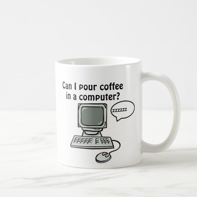 De Café Caneca lenta do computador (Direita)