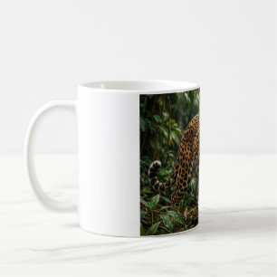 De Café Caneca Leopardo Selvagem - Majestoso Felino da Sel