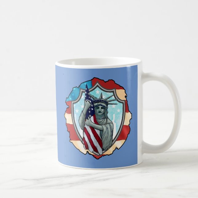 De Café Caneca Liberty EUA (Direita)