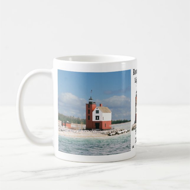 De Café Caneca Light da Ilha Round (Esquerda)
