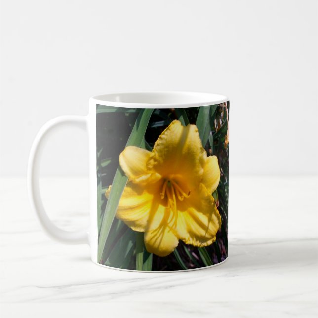 De Café Caneca Lírio Amarelo Brilhante (Esquerda)
