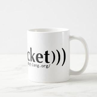 De Café Caneca lisa da raquete