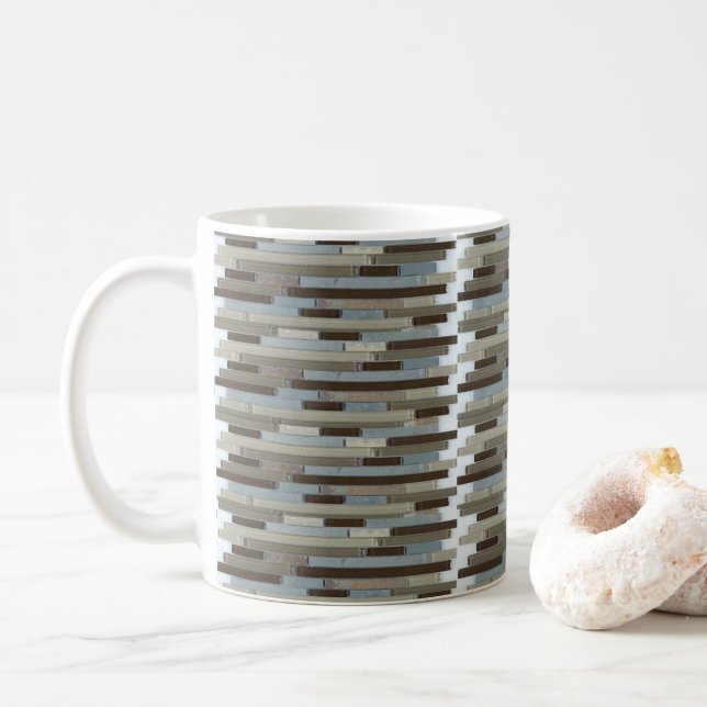De Café Caneca Listra Mosaico (Com Donut)