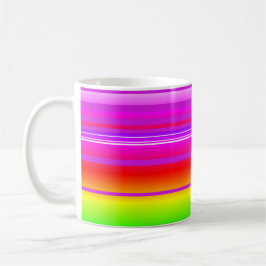 De Café Caneca listrada multicolorido, colorida, arco-íris