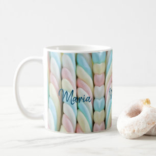 De Café Caneca Listras Pastel