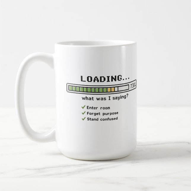 De Café Caneca Loading... O Que Eu Estava Dizendo? | Humor (Esquerda)