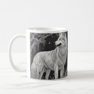 De Café Caneca Lobo da noite