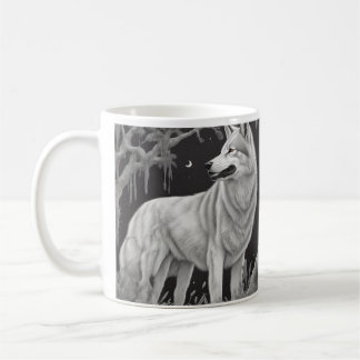 De Café Caneca Lobo da noite