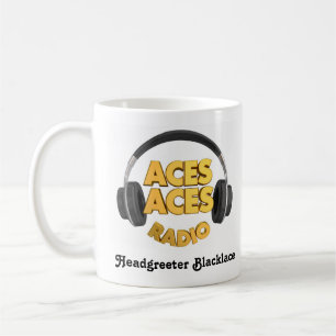 De Café caneca logo Aces Blacklace