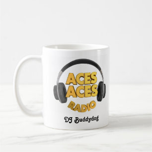 De Café caneca logo Aces Buddydog