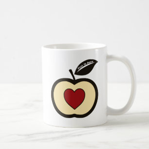 De Café Caneca Logotipo da Food to Grow Maçã Vermelha e Pr
