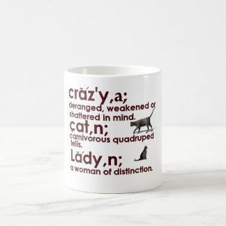 De Café Caneca louca da senhora do gato