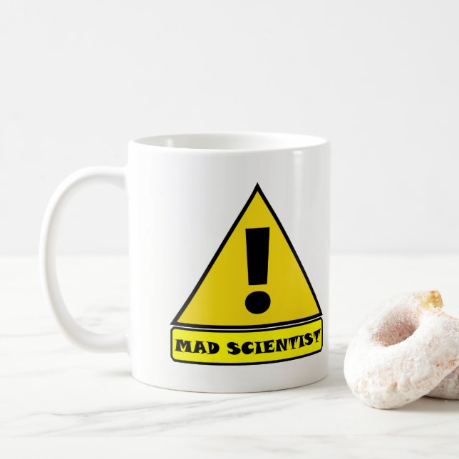 De Café Caneca louca do cientista (Com Donut)