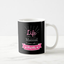 De Café Caneca "Lousa" com uma Citação para a Mamãe