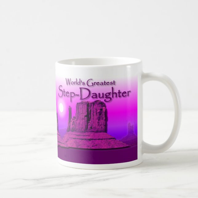 De Café Caneca Loving do roxo das mãos das Etapa-Filhas (Direita)