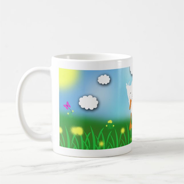 De Café Caneca lunática dos desenhos animados do pato (Esquerda)