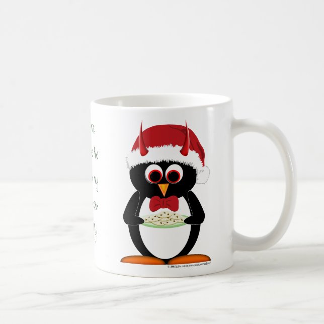 De Café Caneca má do Natal do pinguim (Direita)