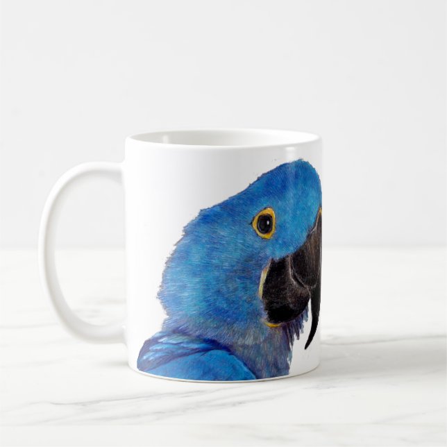 De Café Caneca - Macaw do jacinto (Esquerda)