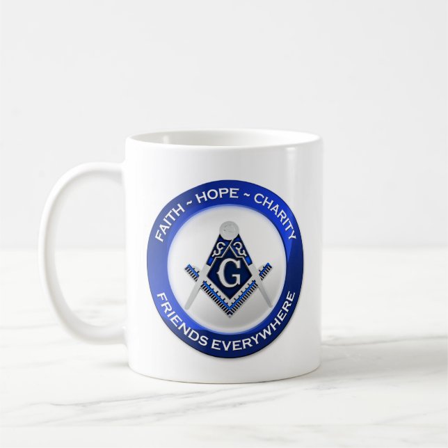 De Café Caneca Maçônica (Esquerda)