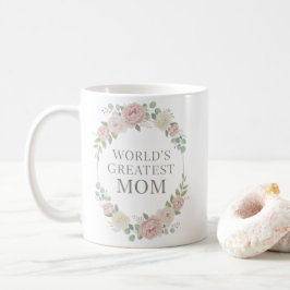 De Café Caneca Mãe do Mundo | Cerâmica Coroa Floral