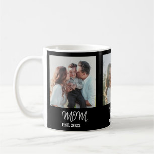 De Café Caneca Mãe Estabelecida, Letra Branca, 3 Fotos