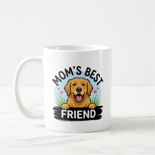 De Café Caneca Mãe Melhor Amigo Cão Retriever Dourado