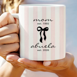 De Café Caneca Mãe para Avó Est com Laço