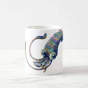 De Café Caneca mágica do calamar da desgraça