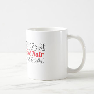 De Café Caneca majestosa do texto do unicórnio do cabelo