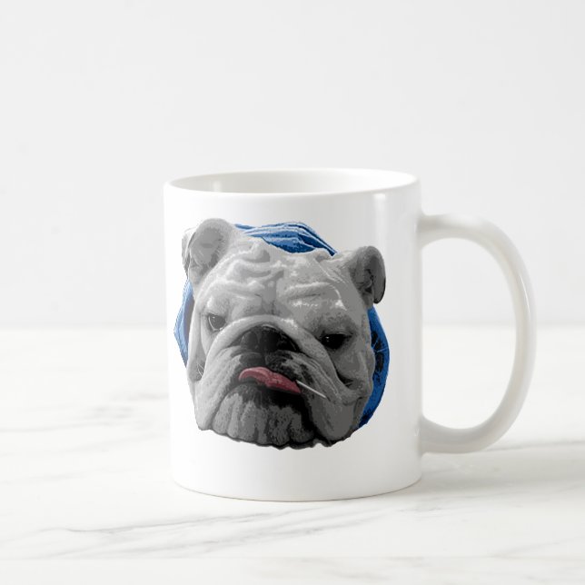 De Café Caneca mal-humorada do cão do ol (Direita)