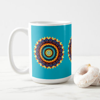 De Café Caneca Mandala do Sol Floral