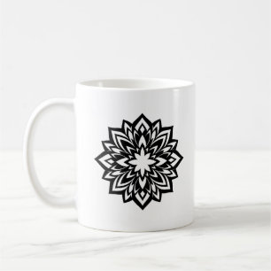 De Café caneca mandala tribal