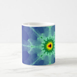 De Café Caneca Mandel em um Lírio